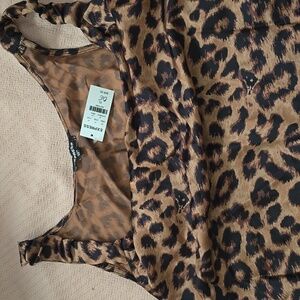 Leopard Print Sleeveless Dress